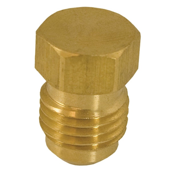 Jones Stephens 3/8in. Brass Flare Plug F40016 - main